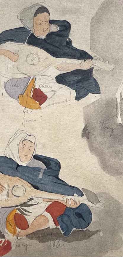 Eugne Delacroix, Composition, Trente Et Un Dessins Et Aquarelles Du Maroc, Lithograph