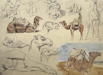 Eugne Delacroix, Composition, Trente Et Un Dessins Et Aquarelles Du Maroc, Lithograph