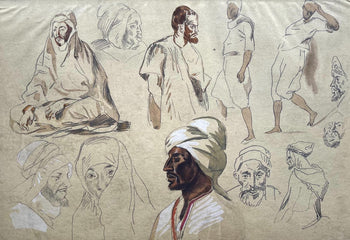 Eugne Delacroix, Composition, Trente Et Un Dessins Et Aquarelles Du Maroc, Lithograph