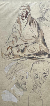 Eugne Delacroix, Composition, Trente Et Un Dessins Et Aquarelles Du Maroc, Lithograph