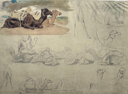 Eugne Delacroix, Composition, Trente Et Un Dessins Et Aquarelles Du Maroc, Lithograph