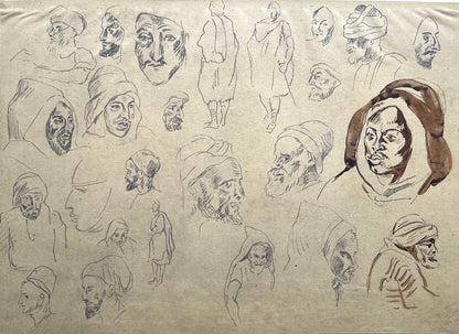 Eugne Delacroix, Composition, Trente Et Un Dessins Et Aquarelles Du Maroc, Lithograph