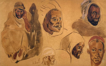 Eugne Delacroix, Composition, Trente Et Un Dessins Et Aquarelles Du Maroc, Lithograph
