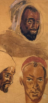 Eugne Delacroix, Composition, Trente Et Un Dessins Et Aquarelles Du Maroc, Lithograph