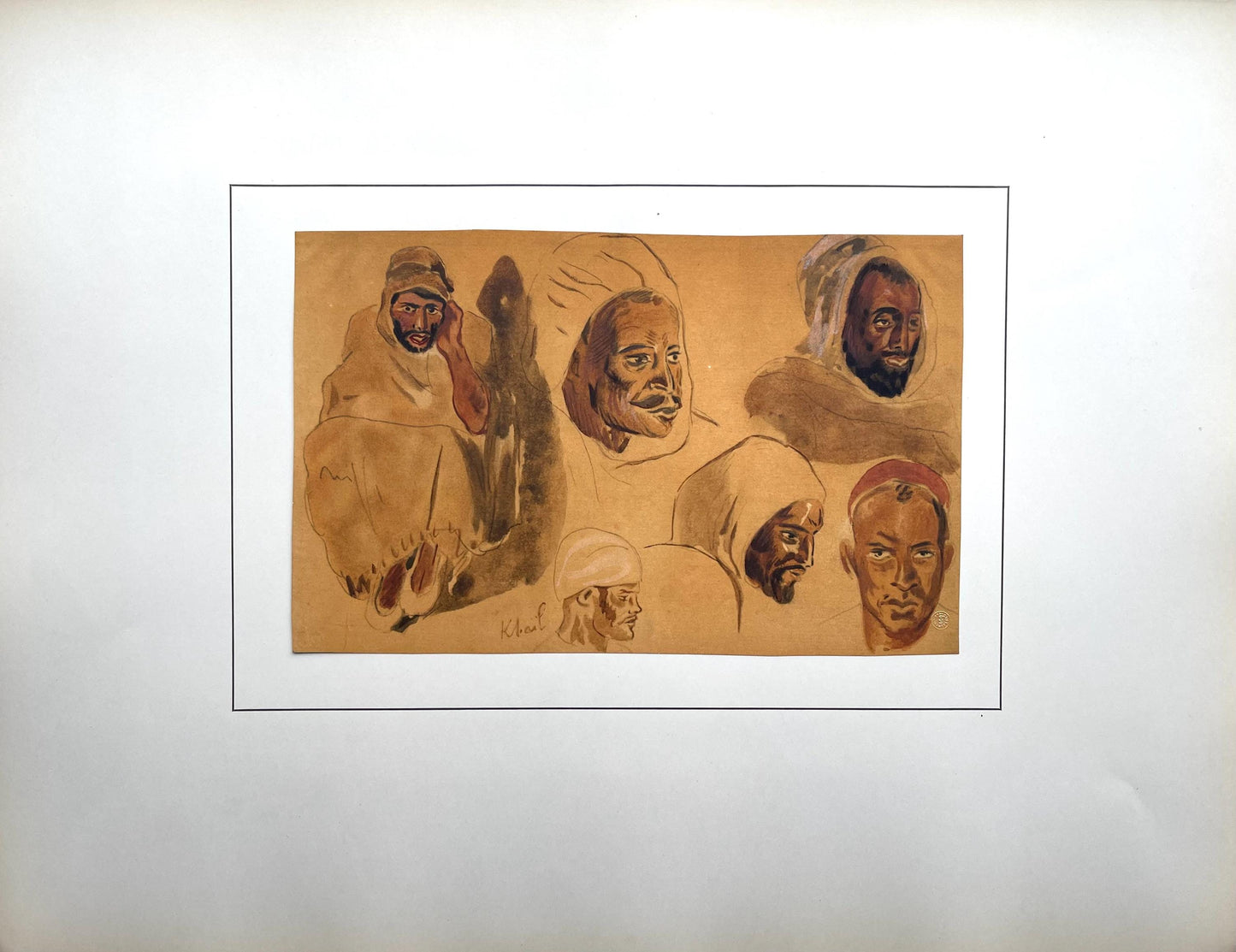 Eugne Delacroix, Composition, Trente Et Un Dessins Et Aquarelles Du Maroc, Lithograph