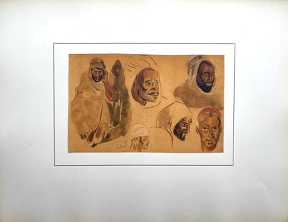 Eugne Delacroix, Composition, Trente Et Un Dessins Et Aquarelles Du Maroc, Lithograph