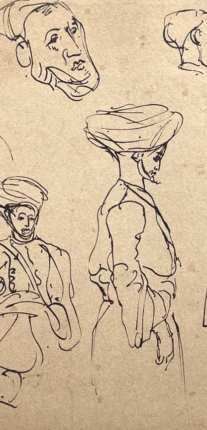 Eugne Delacroix, Composition, Trente Et Un Dessins Et Aquarelles Du Maroc, Lithograph