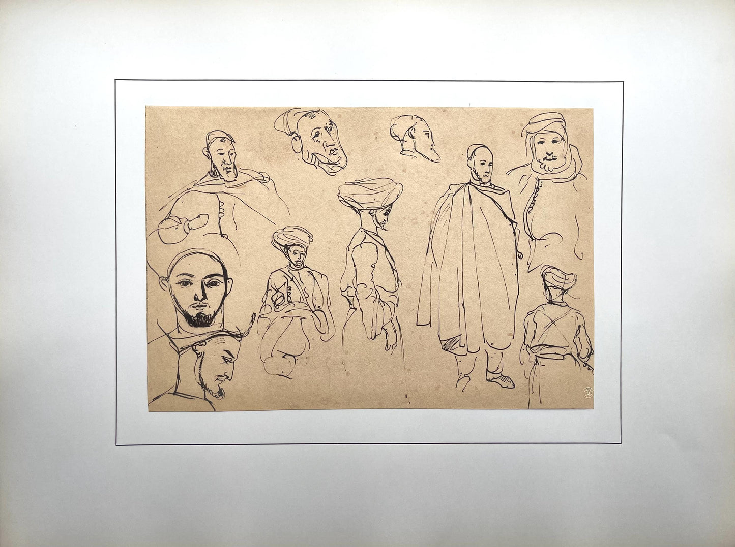 Eugne Delacroix, Composition, Trente Et Un Dessins Et Aquarelles Du Maroc, Lithograph