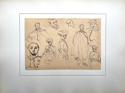 Eugne Delacroix, Composition, Trente Et Un Dessins Et Aquarelles Du Maroc, Lithograph