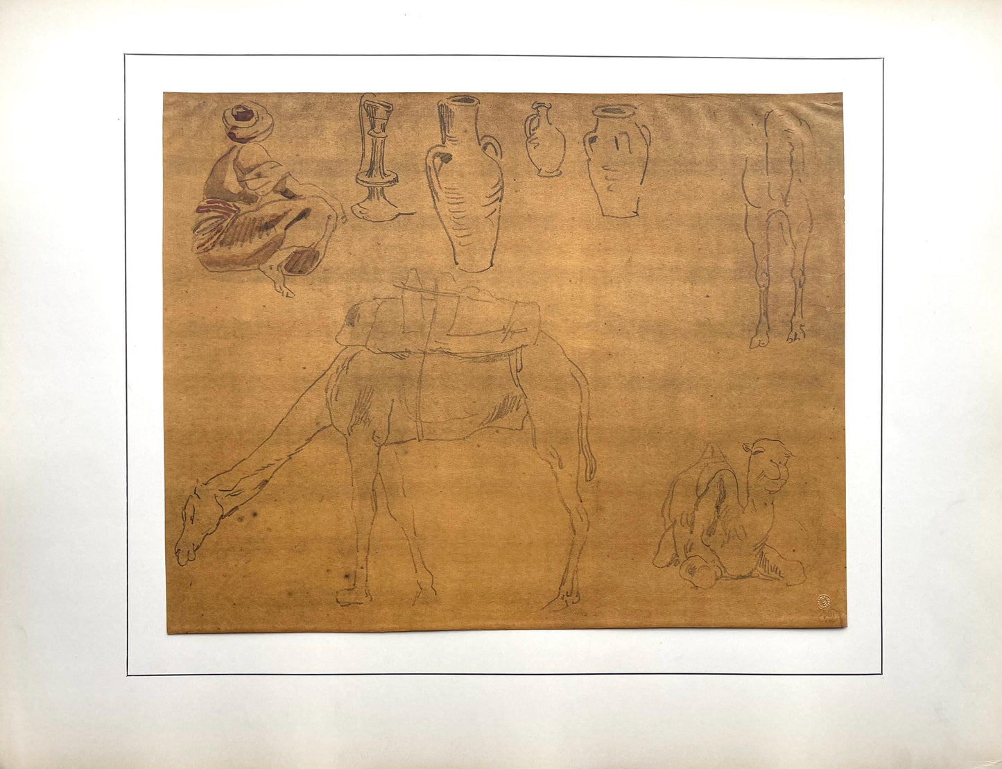 Eugne Delacroix, Composition, Trente Et Un Dessins Et Aquarelles Du Maroc, Lithograph