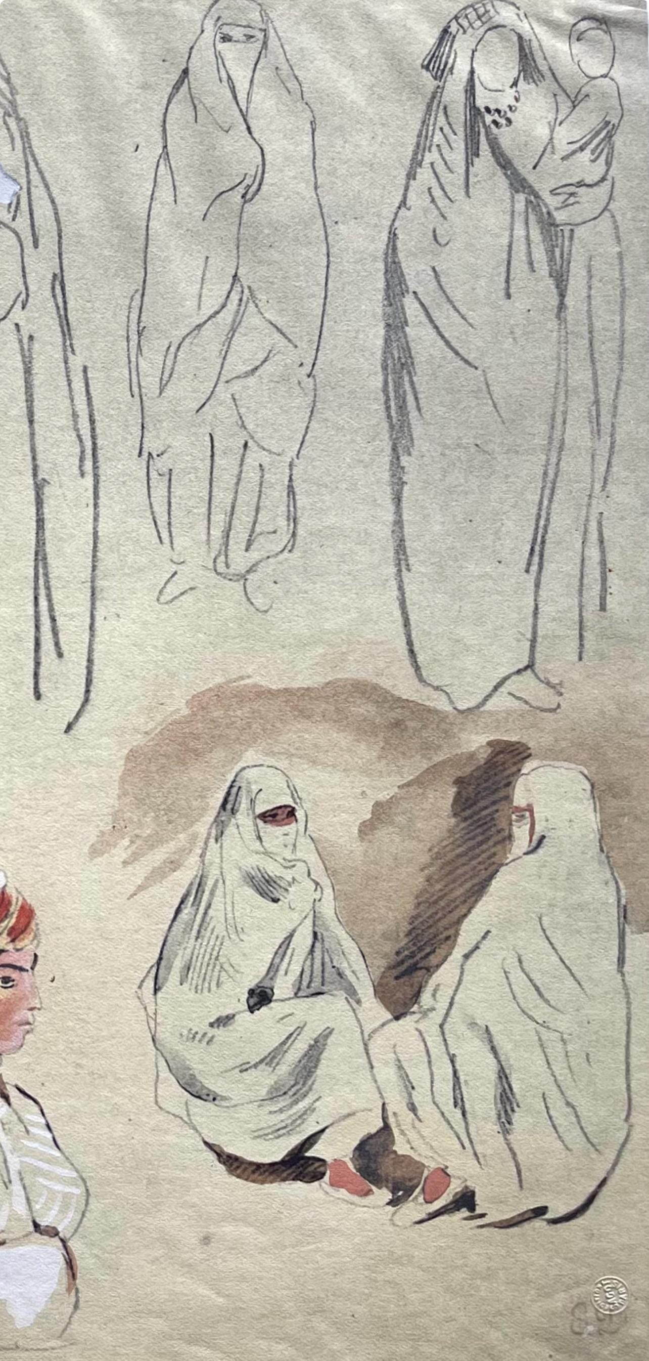 Lithograph - Eugne Delacroix - Composition - Trente et un Dessins et Aquarelles du Maroc