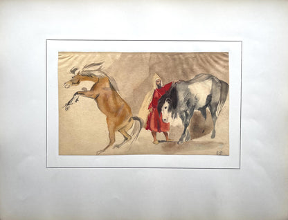 Eugne Delacroix, Composition, Trente Et Un Dessins Et Aquarelles Du Maroc, Lithograph