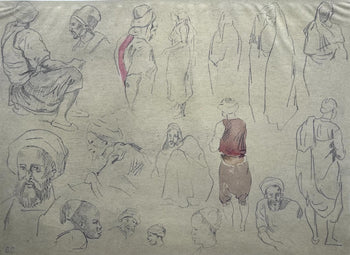 Eugne Delacroix, Composition, Trente Et Un Dessins Et Aquarelles Du Maroc, Lithograph
