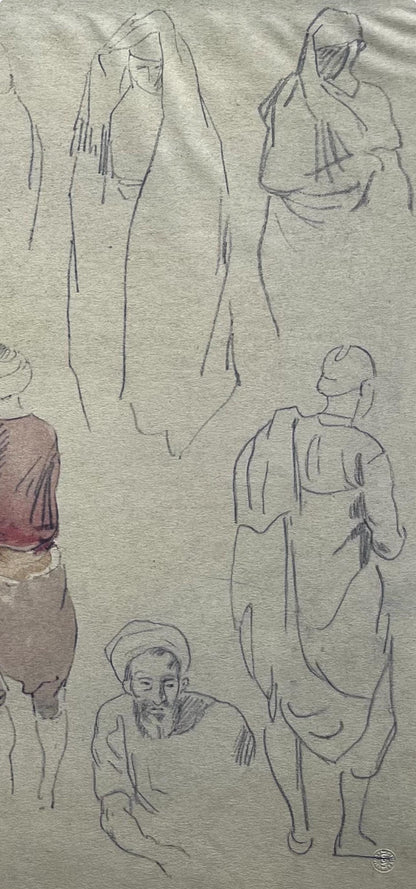 Eugne Delacroix, Composition, Trente Et Un Dessins Et Aquarelles Du Maroc, Lithograph