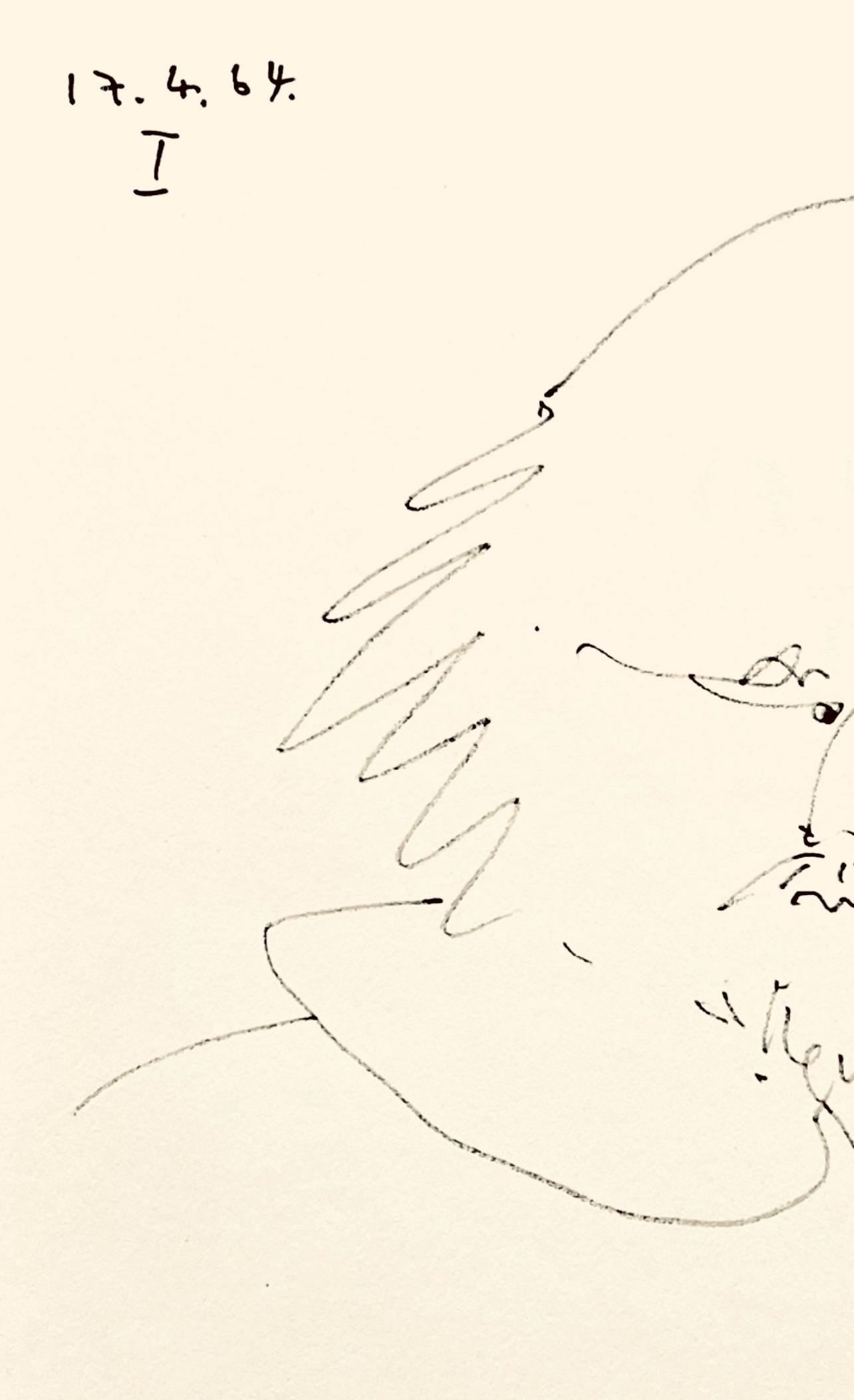 Pablo Picasso, Shakespeare I (Bloch 1197), Picasso-Aragon Shakespeare, Lithograph