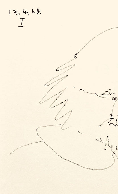 Pablo Picasso, Shakespeare I (Bloch 1197), Picasso-Aragon Shakespeare, Lithograph