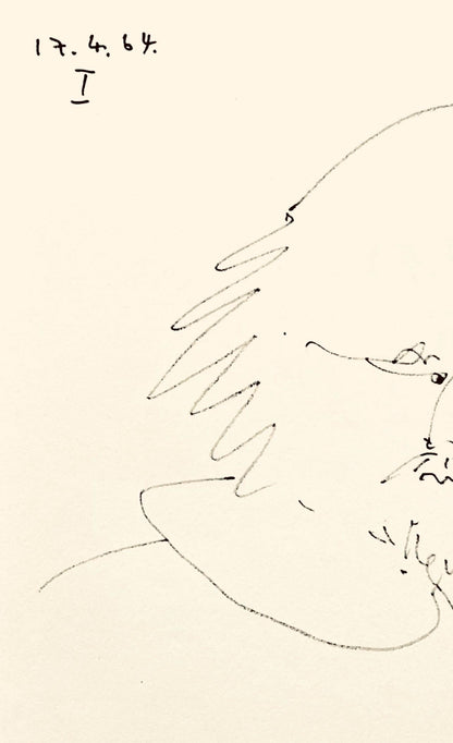 Pablo Picasso, Shakespeare I (Bloch 1197), Picasso-Aragon Shakespeare, Lithograph