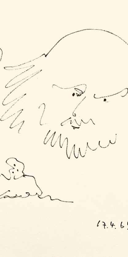 Pablo Picasso, Shakespeare Ii (Bloch 1197), Picasso-Aragon Shakespeare, Lithograph