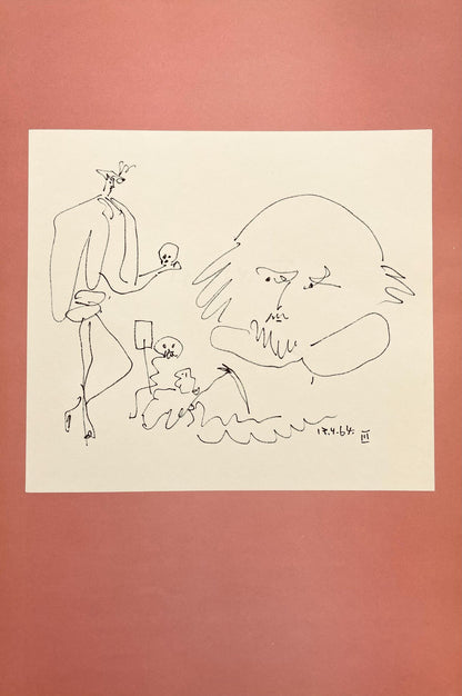 Pablo Picasso, Shakespeare Iii (Bloch 1197), Picasso-Aragon Shakespeare, Lithograph