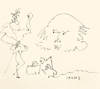 Pablo Picasso, Shakespeare V (Bloch 1197), Picasso-Aragon Shakespeare, Lithograph