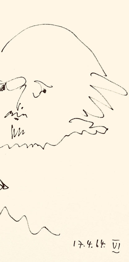 Pablo Picasso, Shakespeare Vi (Bloch 1197), Picasso-Aragon Shakespeare, Lithograph