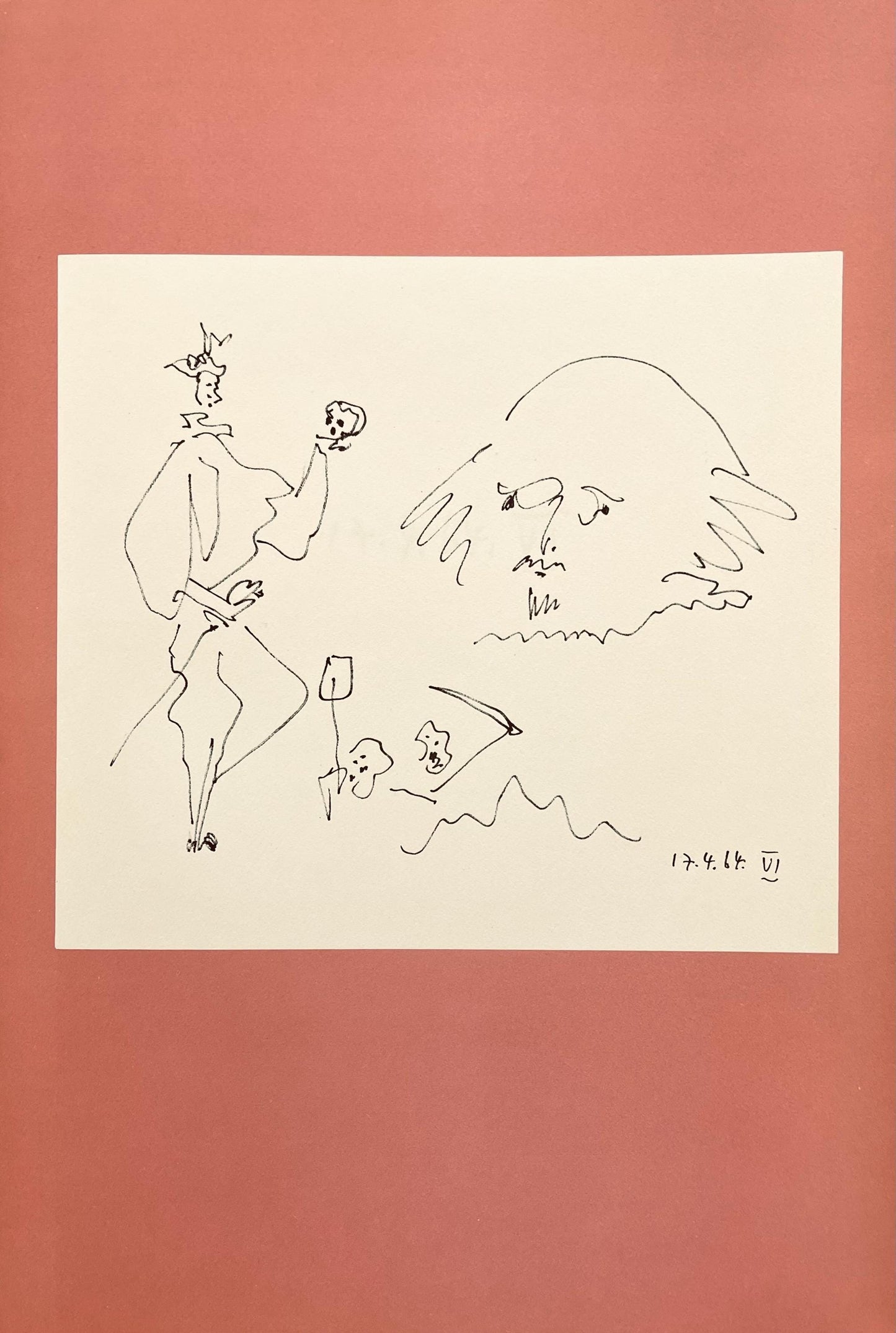 Pablo Picasso, Shakespeare Vi (Bloch 1197), Picasso-Aragon Shakespeare, Lithograph