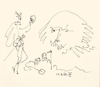 Pablo Picasso, Shakespeare Vii (Bloch 1197), Picasso-Aragon Shakespeare, Lithograph