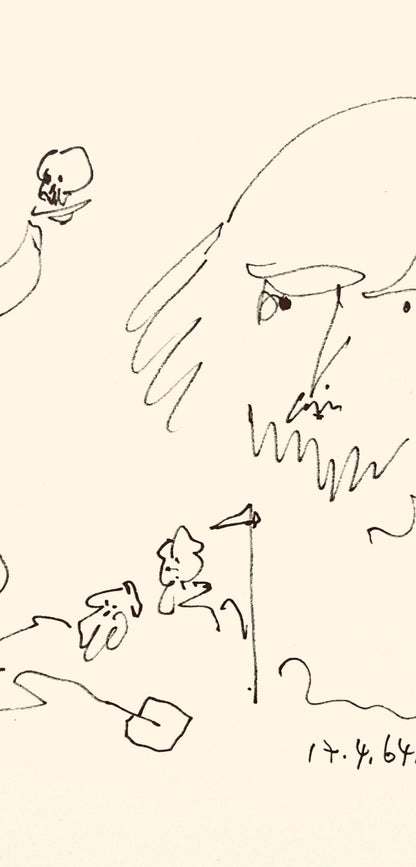 Pablo Picasso, Shakespeare Vii (Bloch 1197), Picasso-Aragon Shakespeare, Lithograph