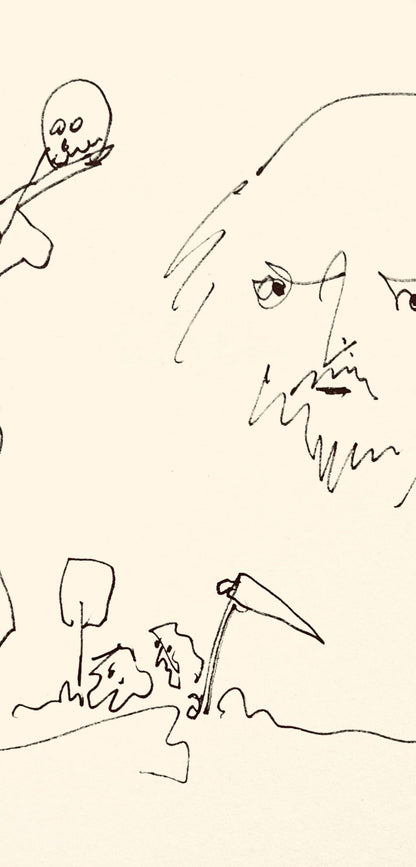 Pablo Picasso, Shakespeare Ix (Bloch 1197), Picasso-Aragon Shakespeare, Lithograph