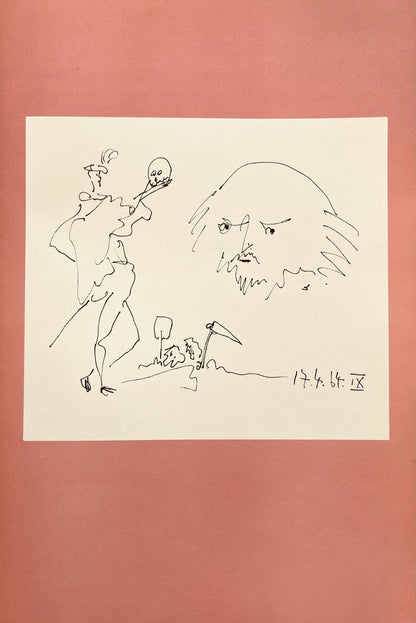 Pablo Picasso, Shakespeare Ix (Bloch 1197), Picasso-Aragon Shakespeare, Lithograph