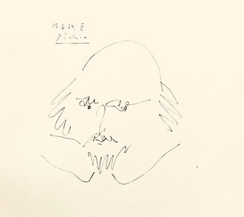 Pablo Picasso, Shakespeare Xi (Bloch 1197), Picasso-Aragon Shakespeare, Lithograph