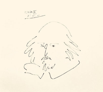Pablo Picasso, Shakespeare Xii (Bloch 1197), Picasso-Aragon Shakespeare, Lithograph