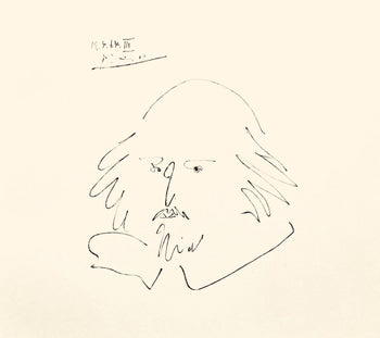 Pablo Picasso, Shakespeare Xii (Bloch 1197), Picasso-Aragon Shakespeare, Lithograph