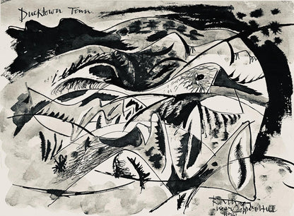 Abraham Rattner, Ducktown, Tennessee, Lithograph