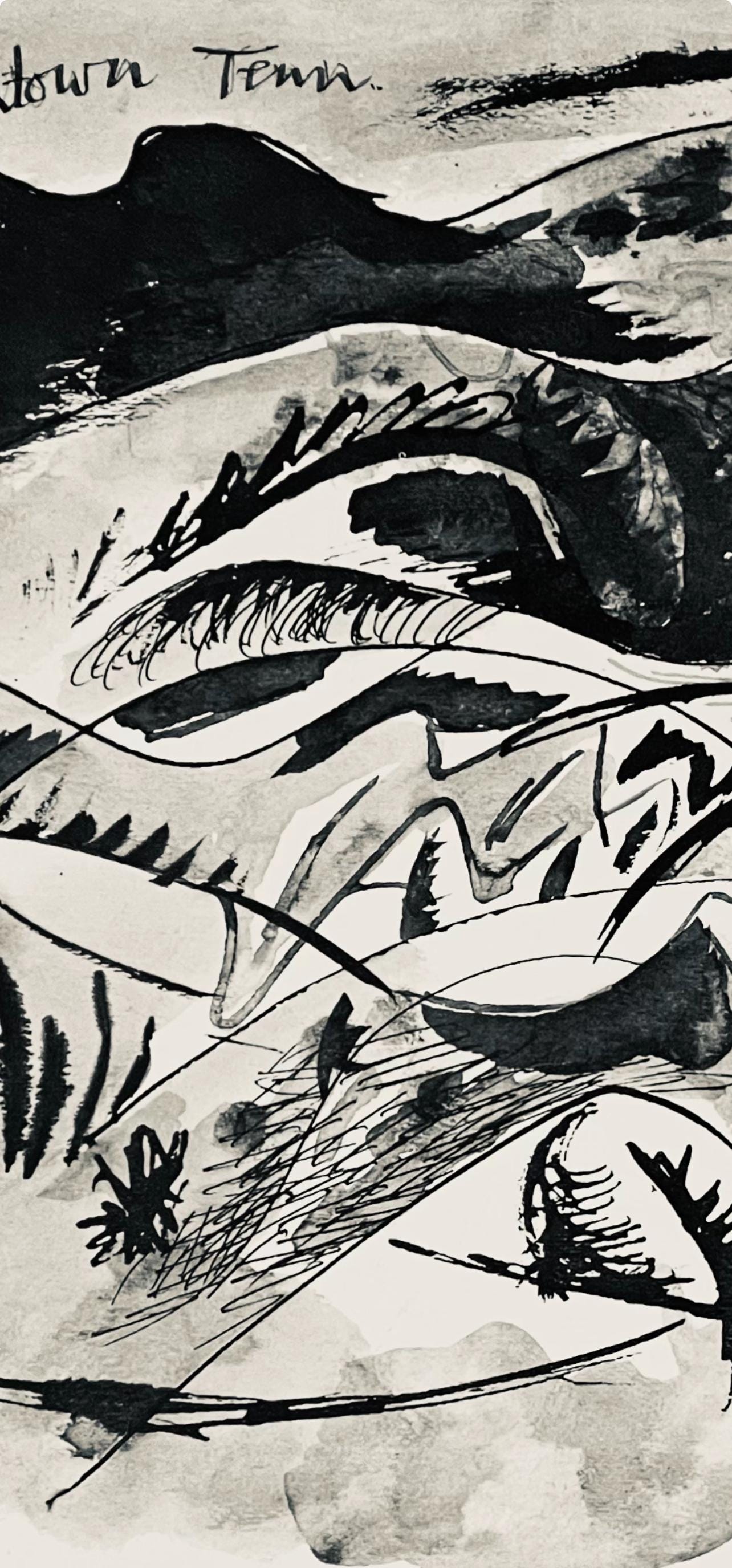 Abraham Rattner, Ducktown, Tennessee, Lithograph