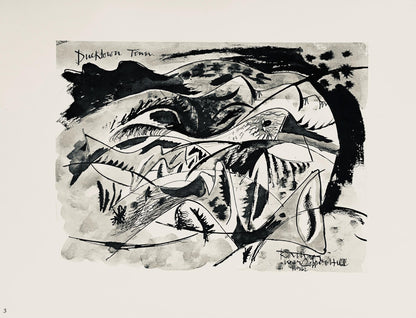 Abraham Rattner, Ducktown, Tennessee, Lithograph