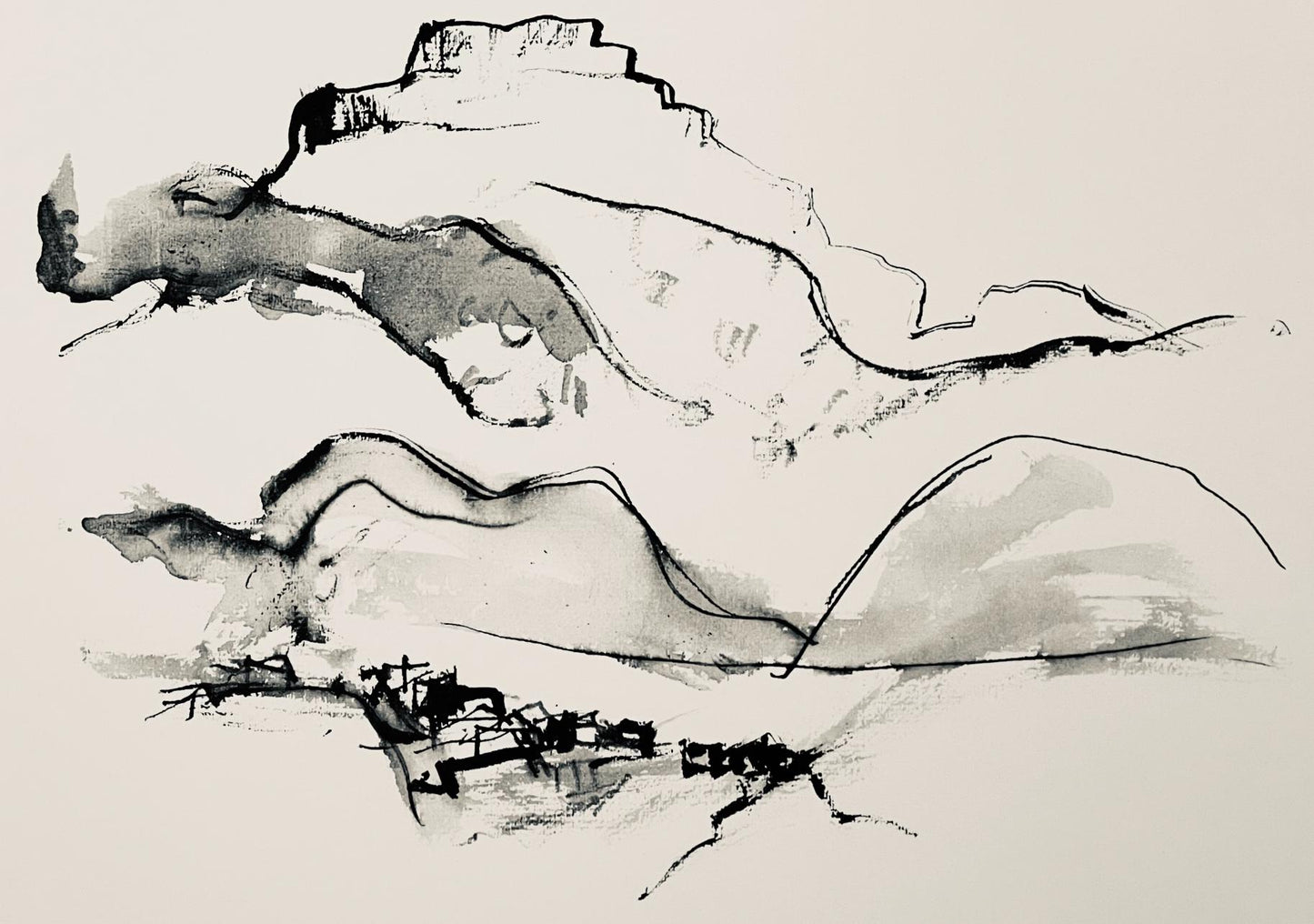 Abraham Rattner, Page From Travel Notebook, Lithograph