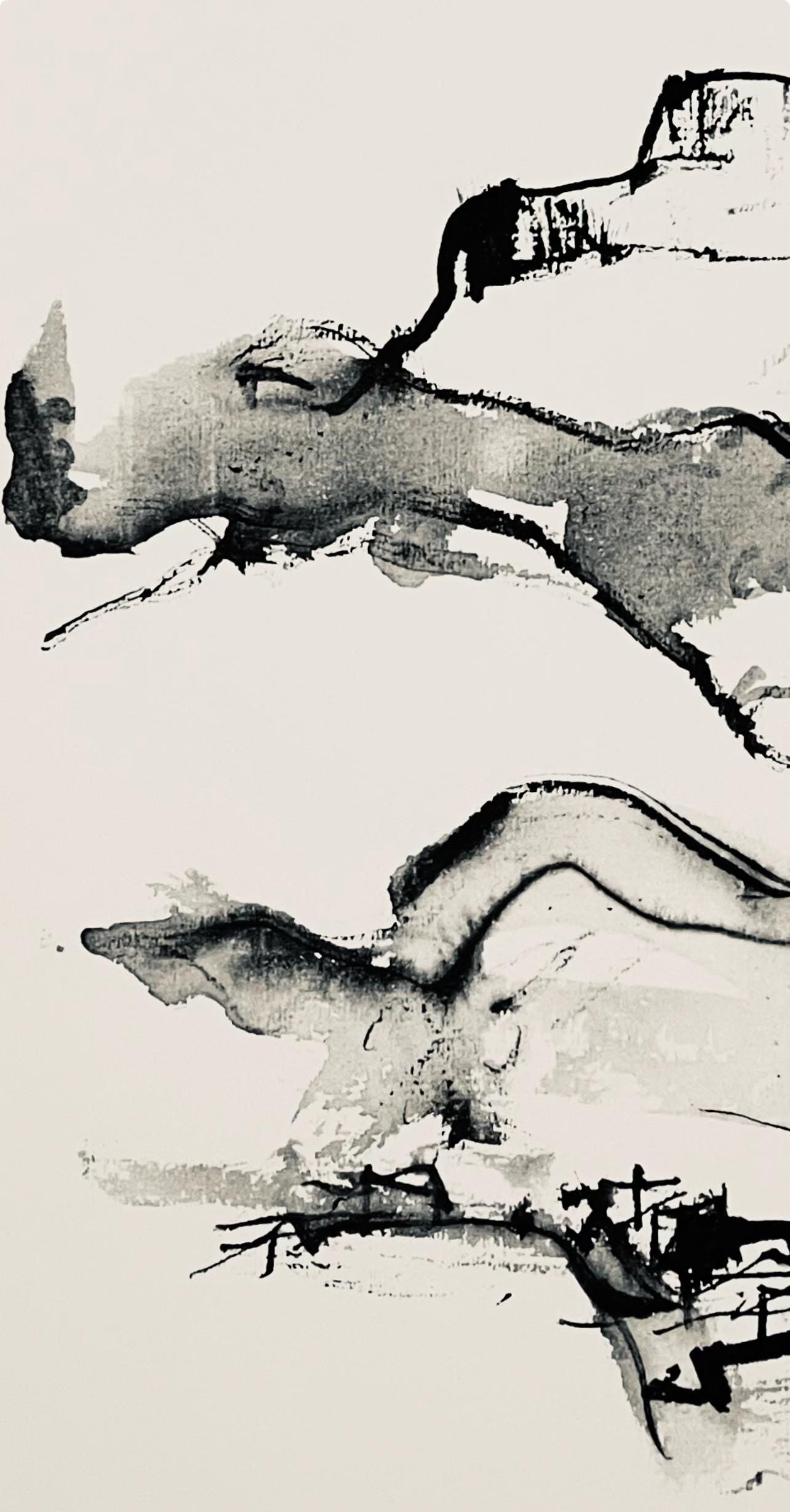 Abraham Rattner, Page From Travel Notebook, Lithograph