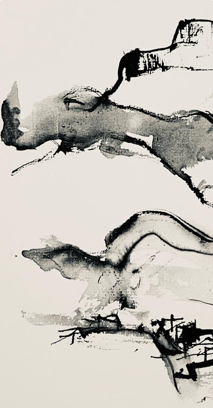 Abraham Rattner, Page From Travel Notebook, Lithograph