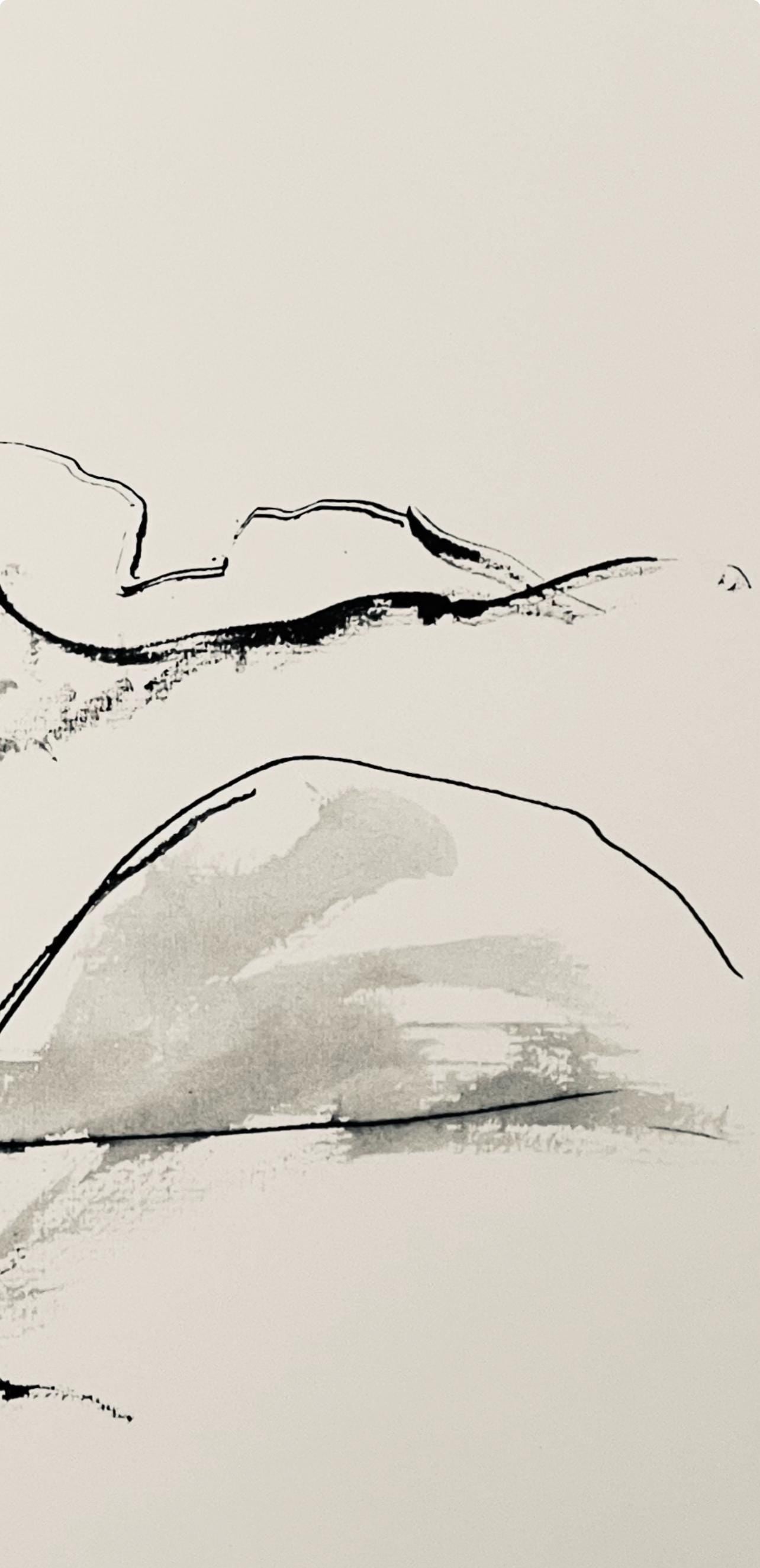 Abraham Rattner, Page From Travel Notebook, Lithograph