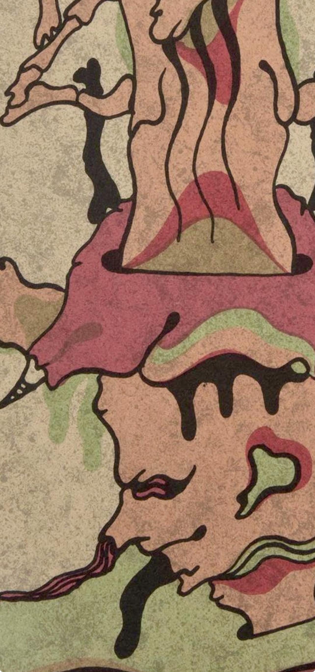 Jorge Camacho, Composition, Ediciones Polgrafa, Redfern Gallery, Lithograph