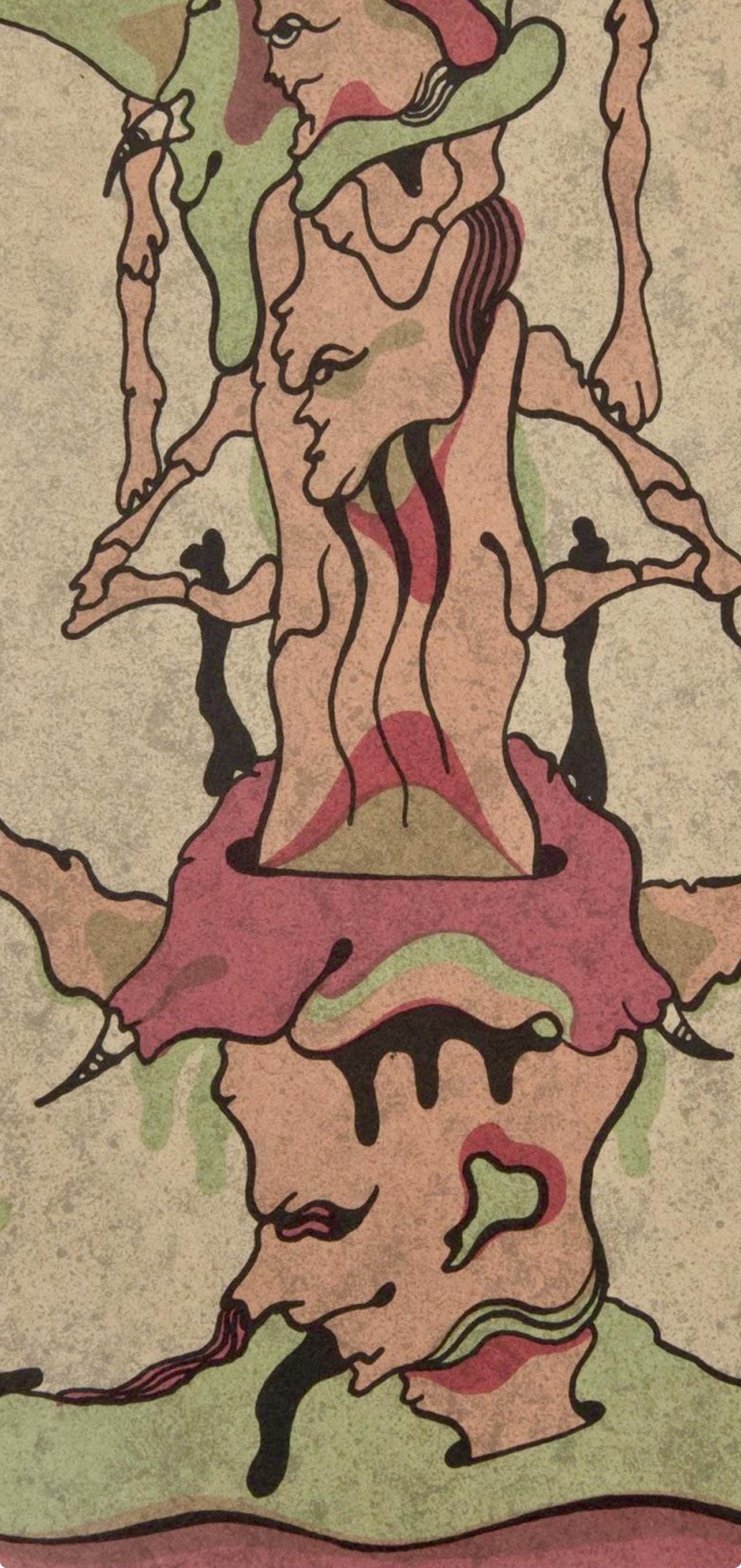 Jorge Camacho, Composition, Ediciones Polgrafa, Redfern Gallery, Lithograph