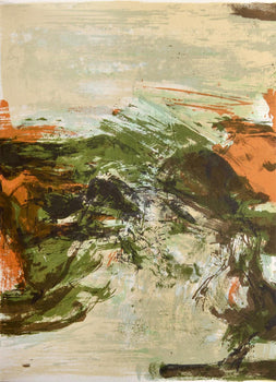 Zao Wou-Ki ???, Composition, Ediciones Polgrafa, Redfern Gallery, Lithograph