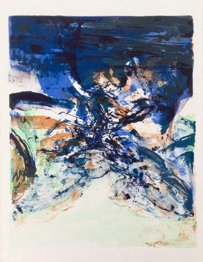 Zao Wou-Ki ???, San Lazzaro Et Ses Amis, Xxe Sicle, Lithograph