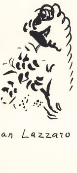 Marc Chagall, Composition, San Lazzaro Et Ses Amis, Xxe Sicle, Lithograph