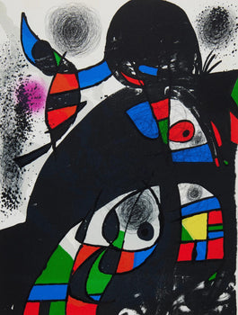 Joan Mir, Composition (Cramer 1080), San Lazzaro Et Ses Amis, Xxe Sicle, Lithograph