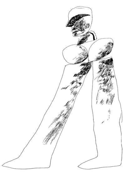 David Hockney, Man (Mikro 20), Suites N8, Rencontres, Lithograph