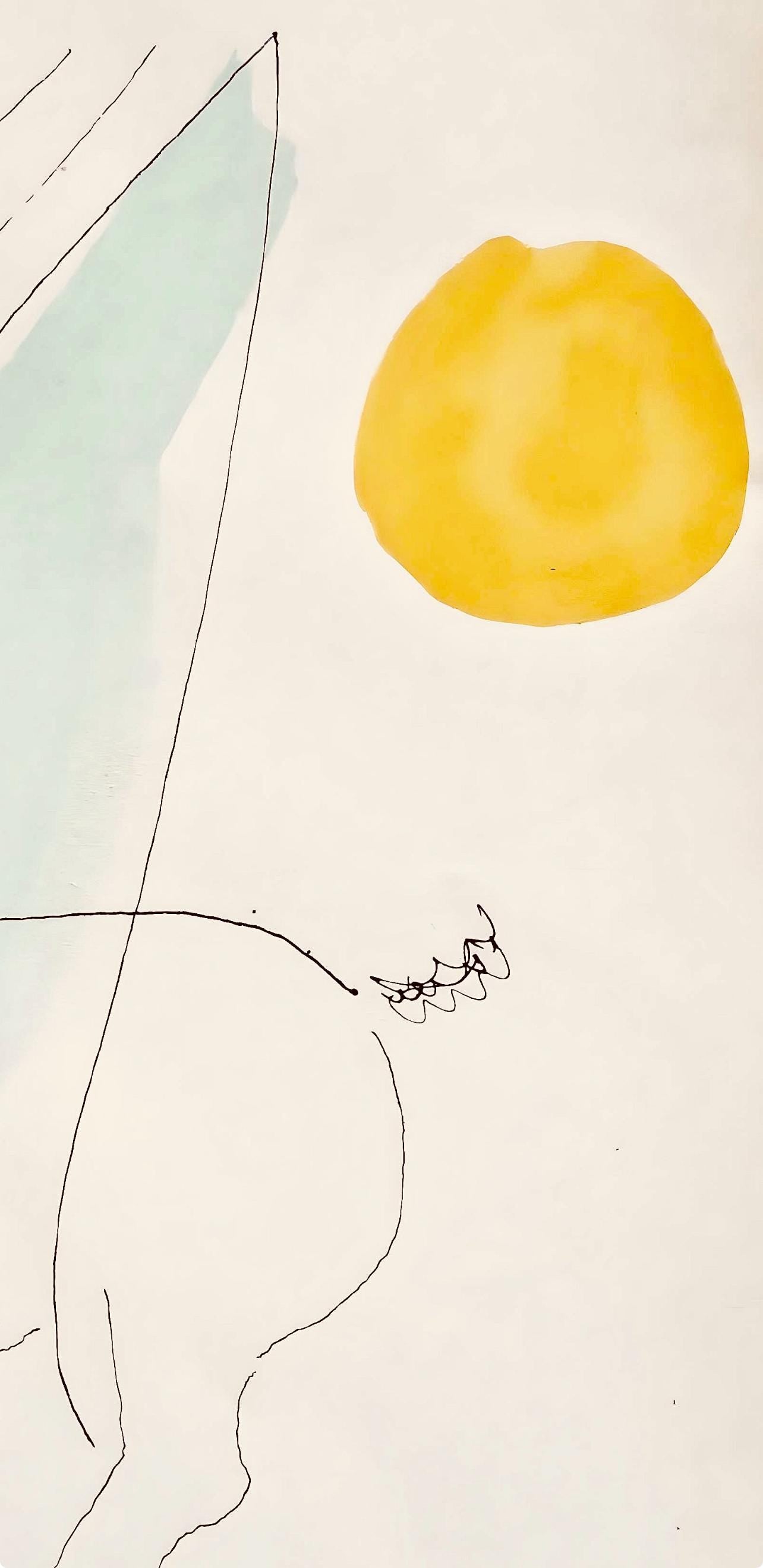 Marc Chagall, Composition, Le Dur Dsir De Durer, Lithograph