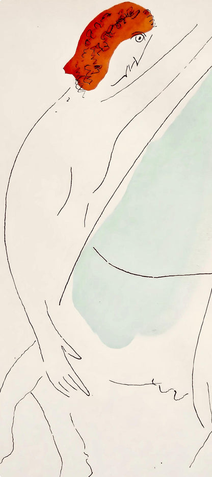 Marc Chagall, Composition, Le Dur Dsir De Durer, Lithograph