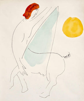 Marc Chagall, Composition, Le Dur Dsir De Durer, Lithograph